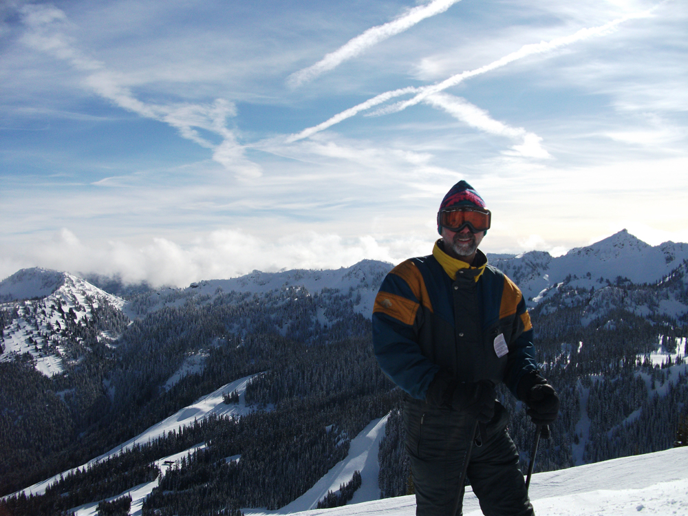 Chem Trail Skiing Skies